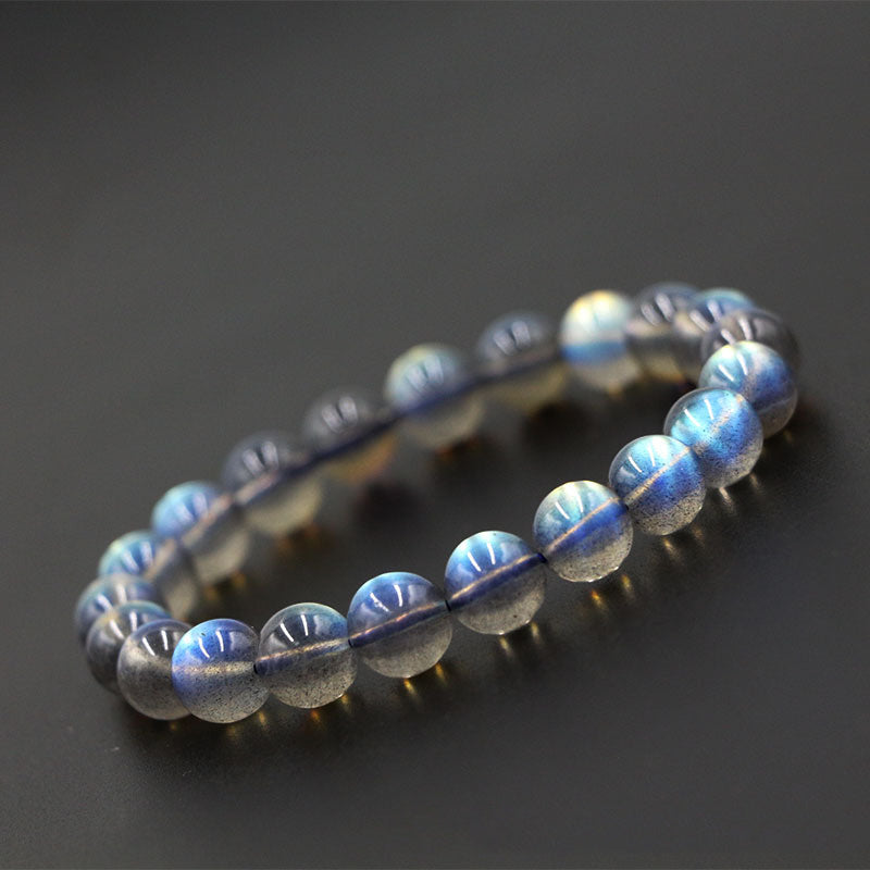 Natural Crystal Gem Labradorite Bracelet