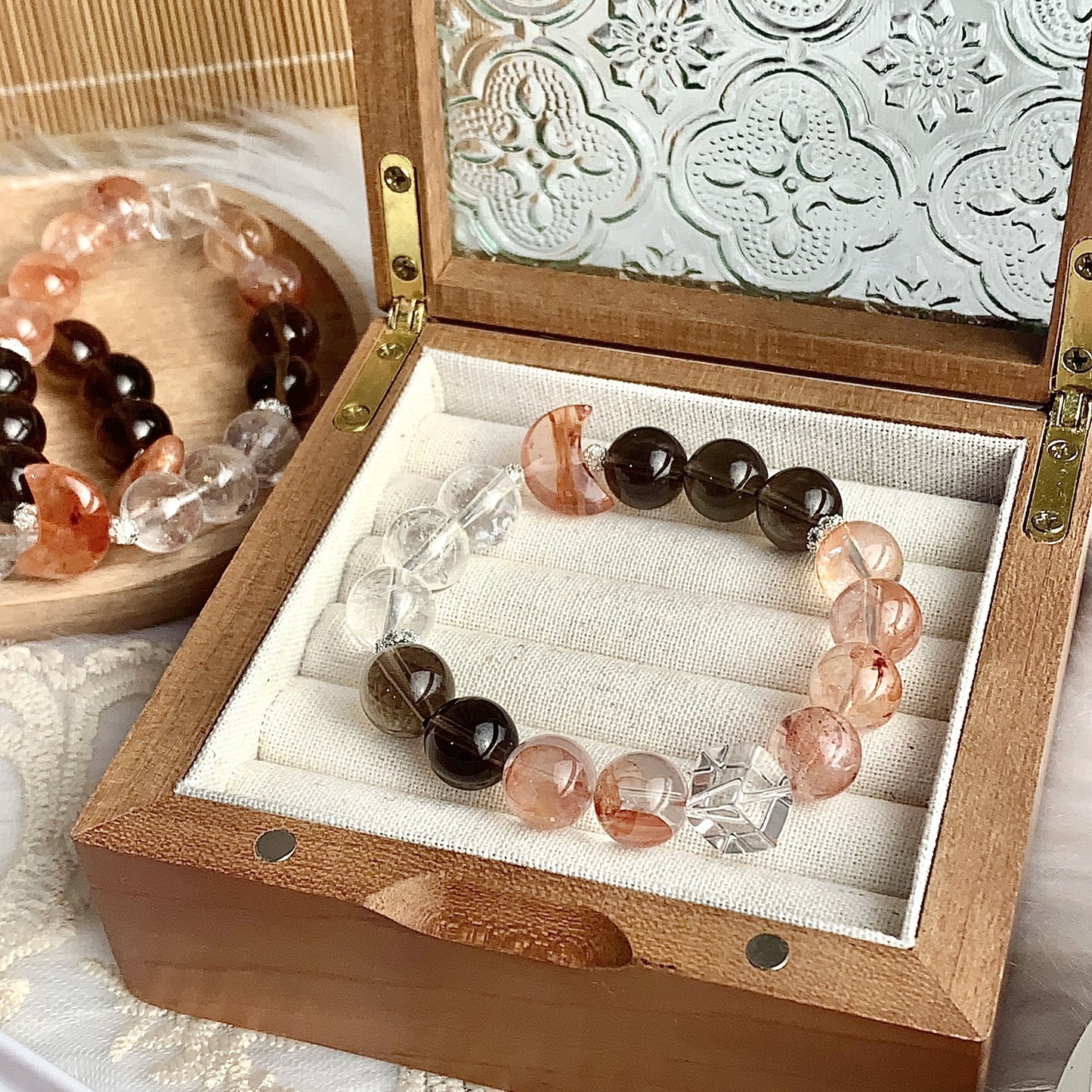 Natural Crystal Bracelet White Crystal Crystal Bracelet
