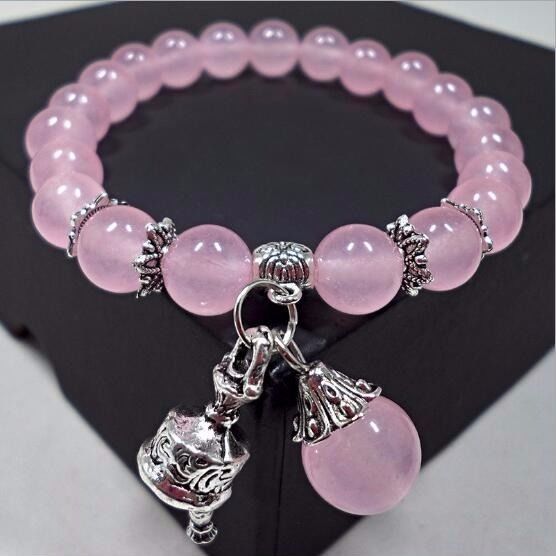Natural red agate crystal bracelet