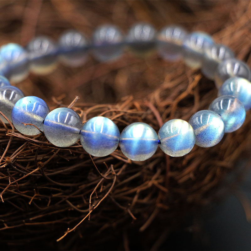Natural Crystal Gem Labradorite Bracelet