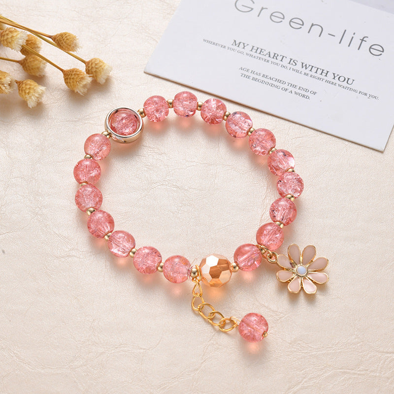 New Explosive Crystal Bracelet For Female Powder Crystal