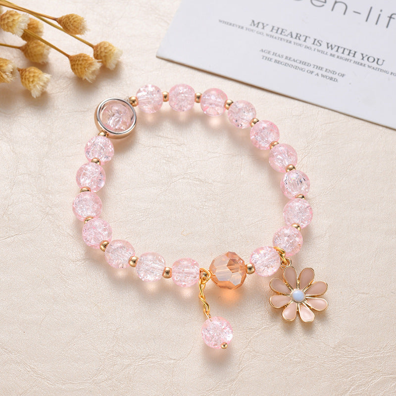 New Explosive Crystal Bracelet For Female Powder Crystal