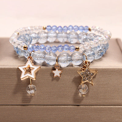 Small And Cute Rabbit Flower Crystal Bracelet Bracelet