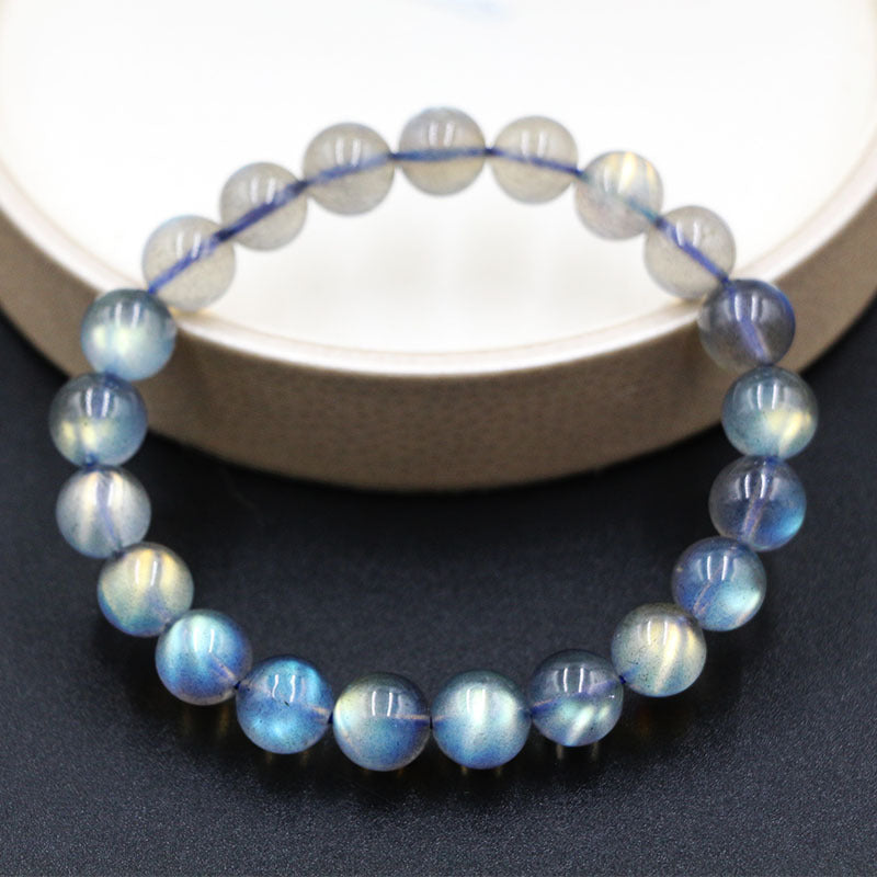 Natural Crystal Gem Labradorite Bracelet